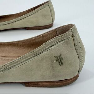 Frye Carson Ballet Flats Soft Mint Green Leather Women’s 11